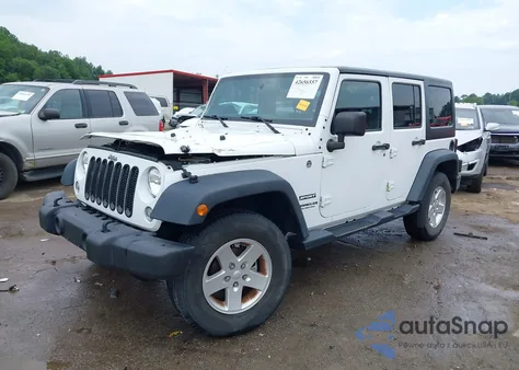 2015 Jeep Wrangler Unlimited Sport from USA, damaged, VIN 1C4BJWDG1FL759165